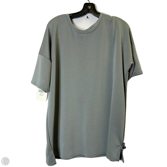 Top Short Sleeve By Clothes Mentor In Grey, Size: M