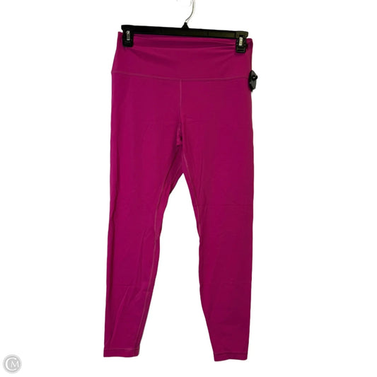 Athletic Leggings By Lululemon In Pink, Size: 12