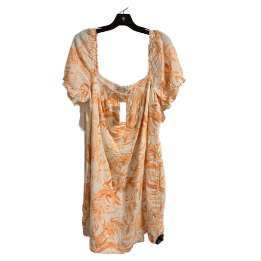 Dress Casual Short By Abercrombie And Fitch In Orange, Size: Xl