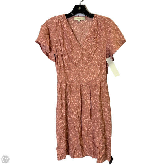 Dress Casual Short By Loft In Pink, Size: 0p
