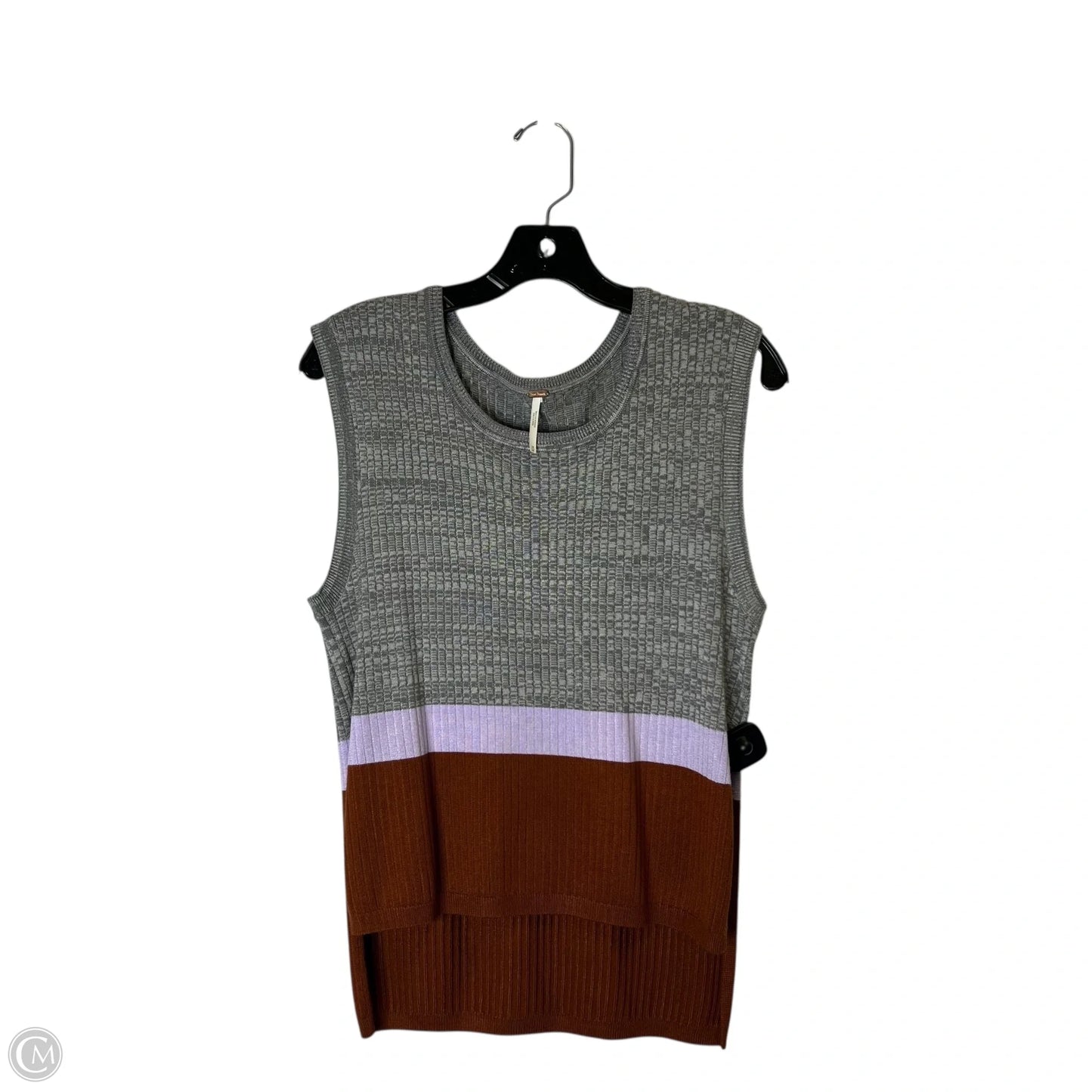 Top Sleeveless By Free People In Grey, Size: M