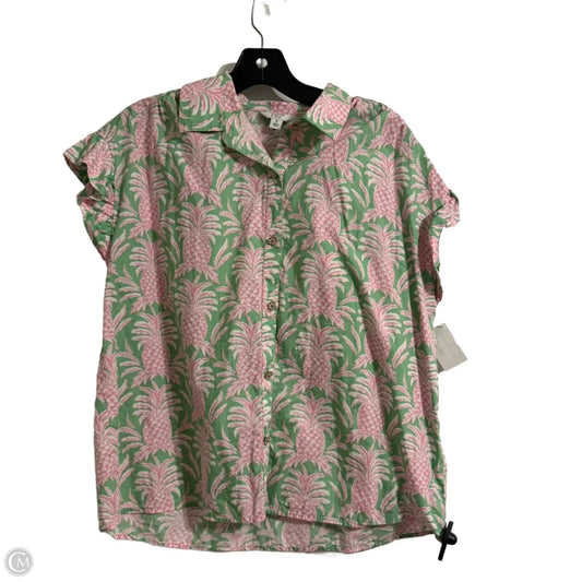 Top Short Sleeve By Crown And Ivy In Green, Size: S