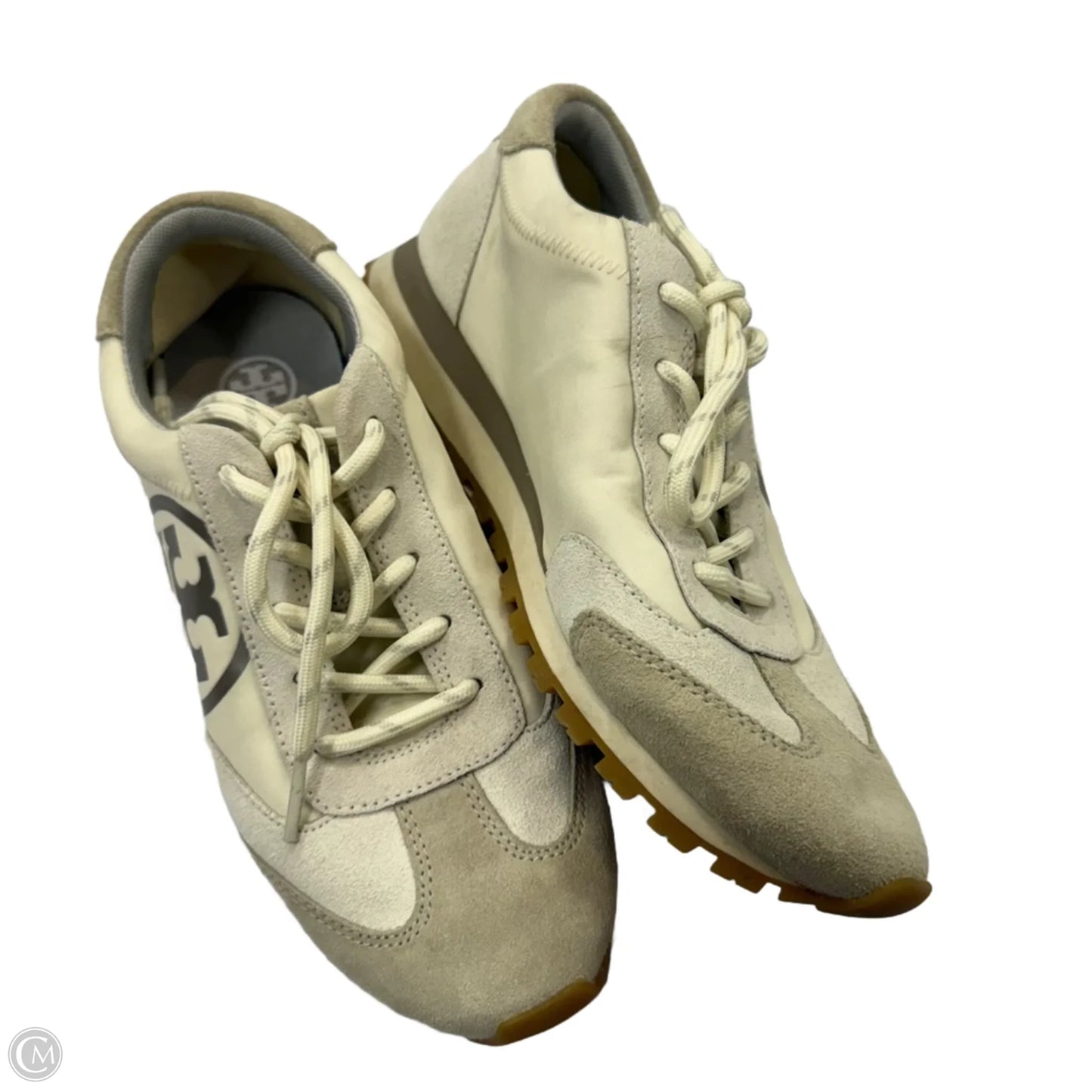 Shoes Designer By Tory Burch In Cream, Size: 7.5