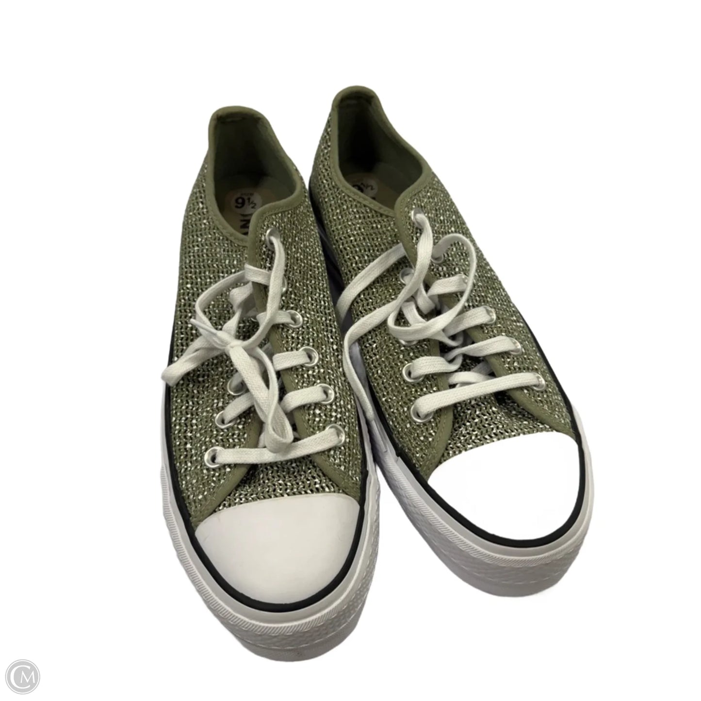 Shoes Sneakers By Converse In Green, Size: 9.5
