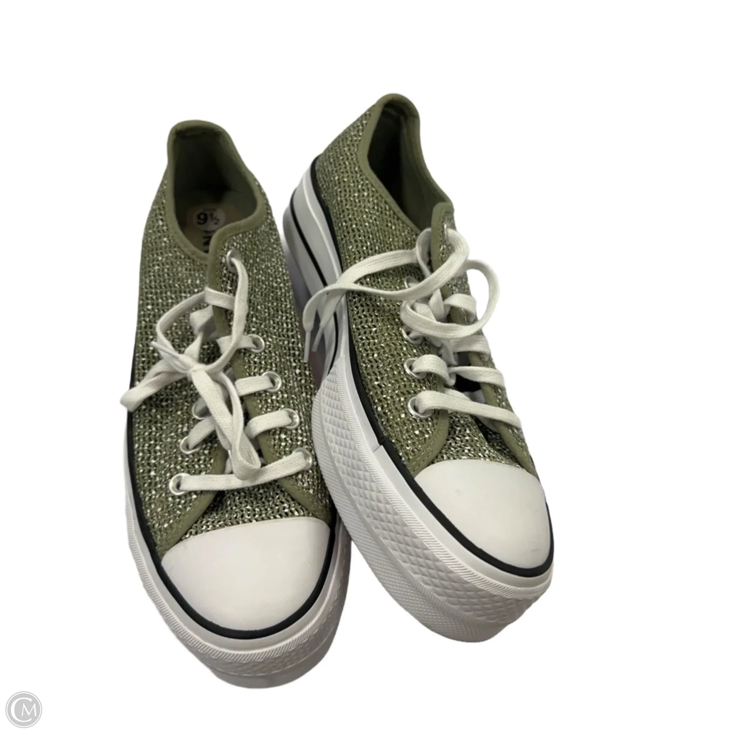 Shoes Sneakers By Converse In Green, Size: 9.5