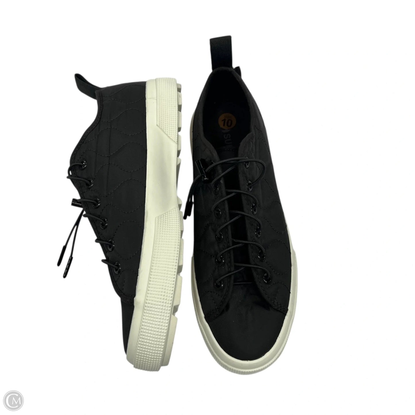 Shoes Flats By Superga In Black, Size: 10