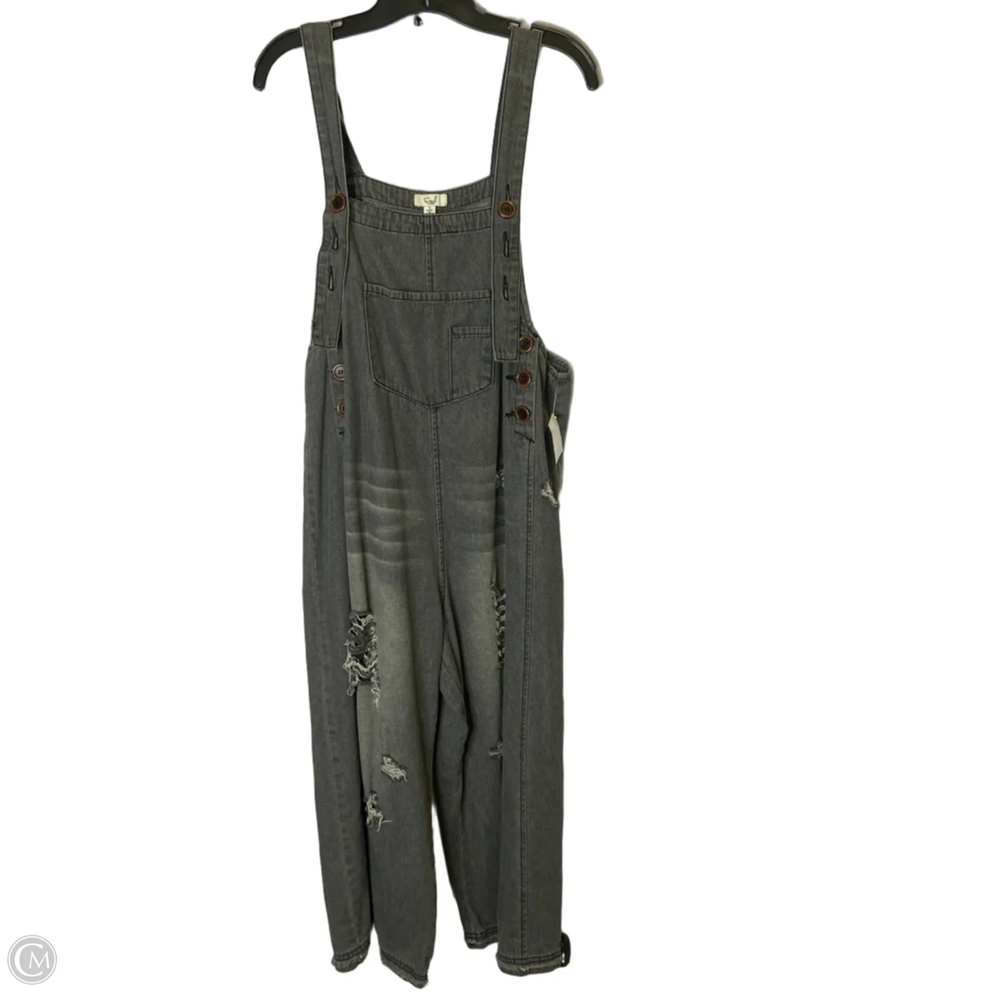 Overalls By Easel In Grey, Size: S