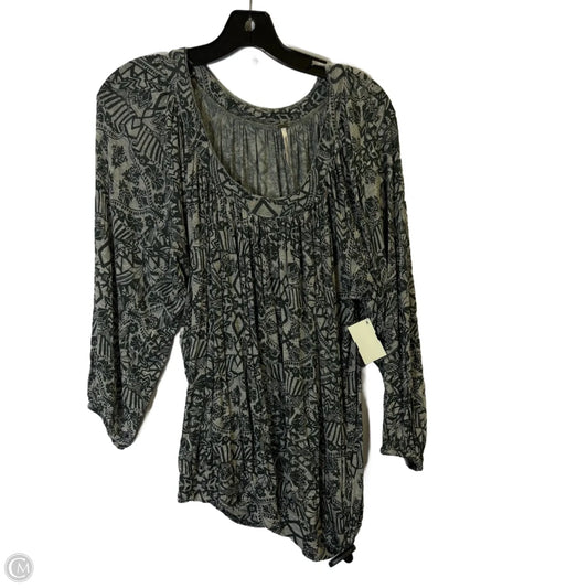 Top Long Sleeve By Free People In Teal, Size: M