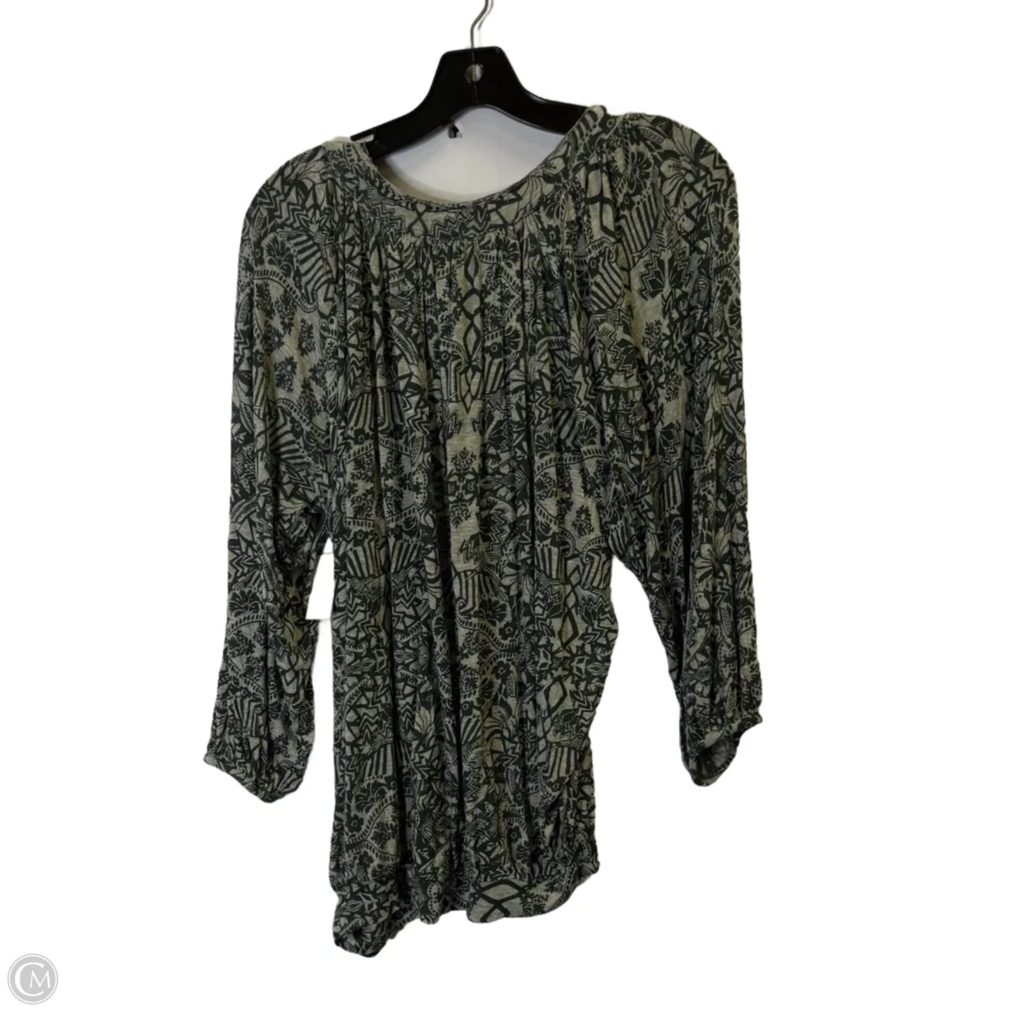 Top Long Sleeve By Free People In Teal, Size: M