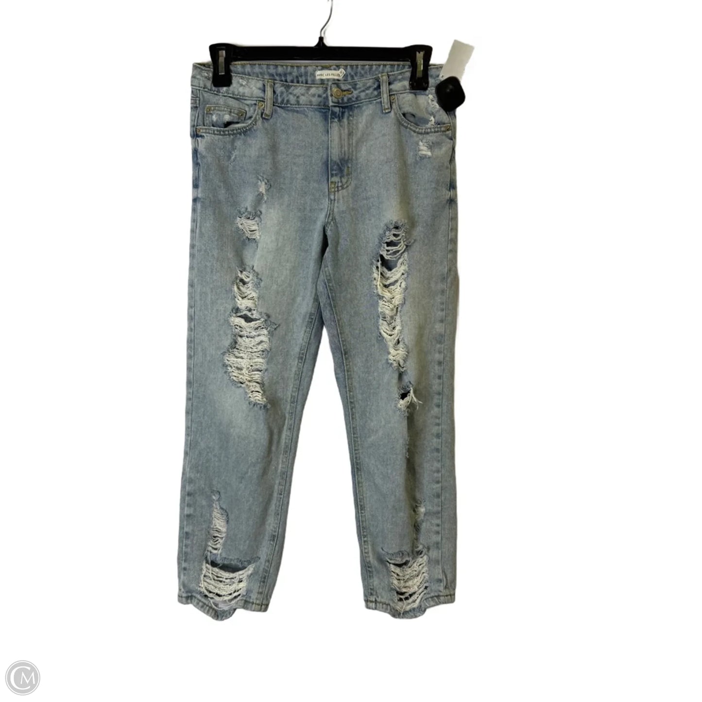 Jeans Straight By Avec Les Filles In Blue Denim, Size: 6