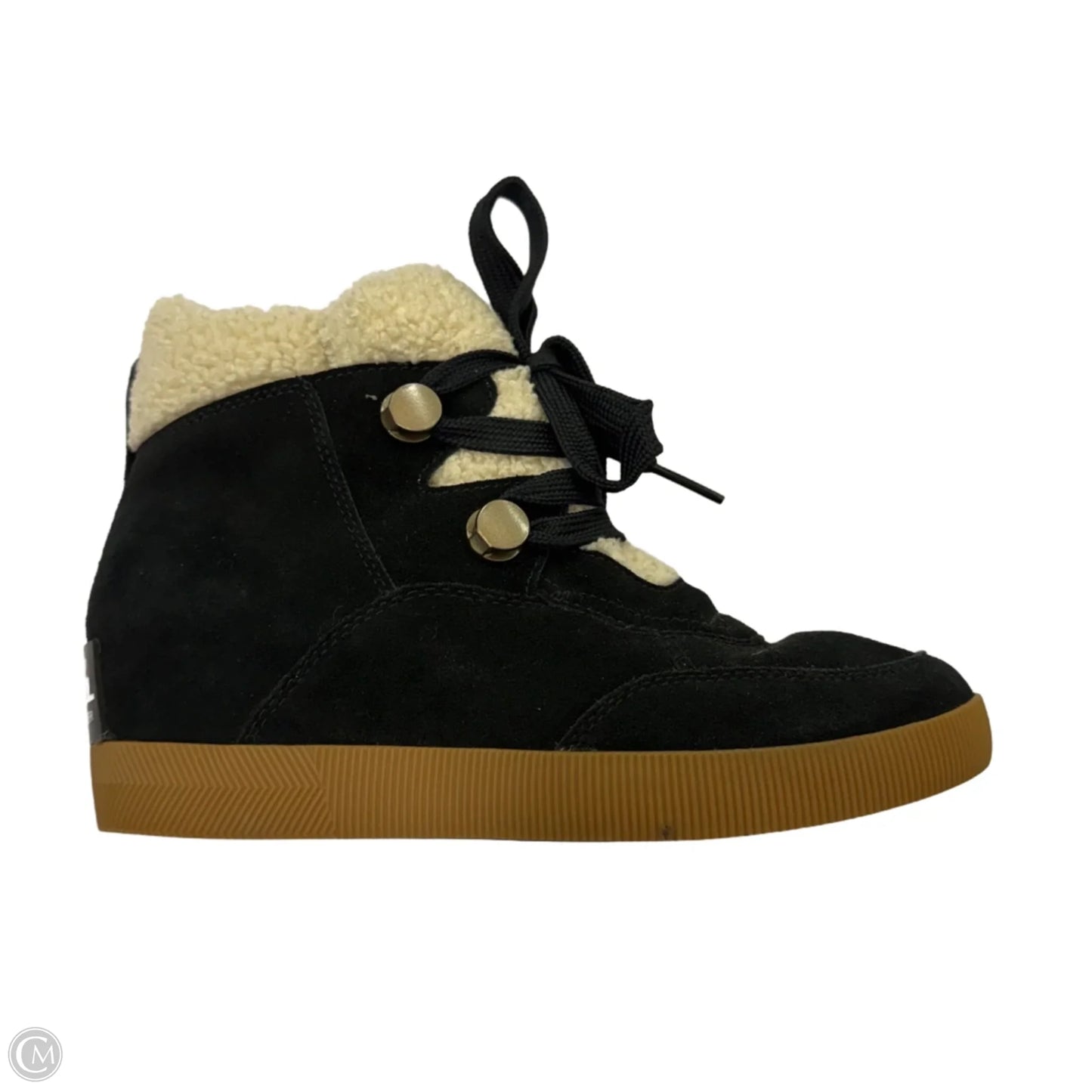 Boots Ankle Flats By Sorel In Black, Size: 10