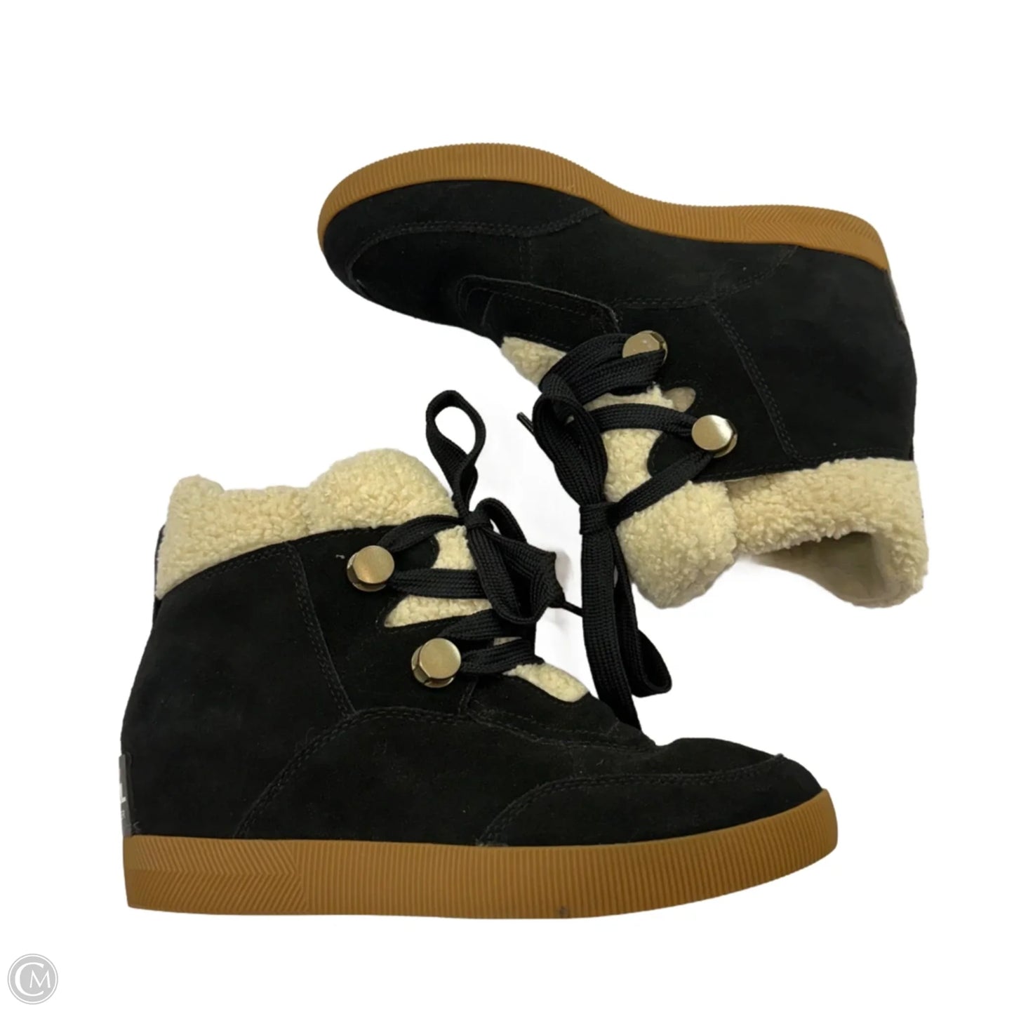 Boots Ankle Flats By Sorel In Black, Size: 10