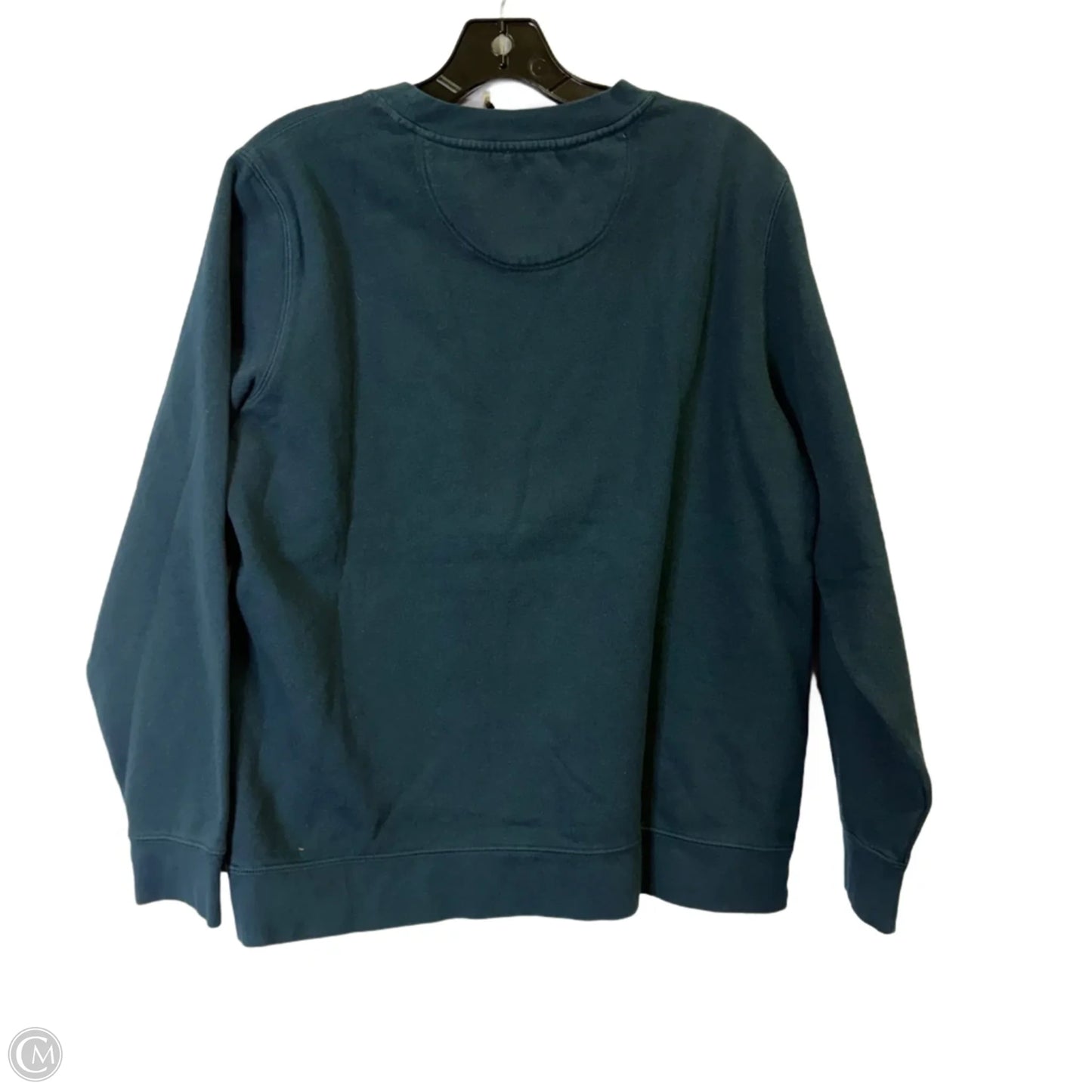 Sweatshirt Crewneck By Spartina In Teal, Size: M
