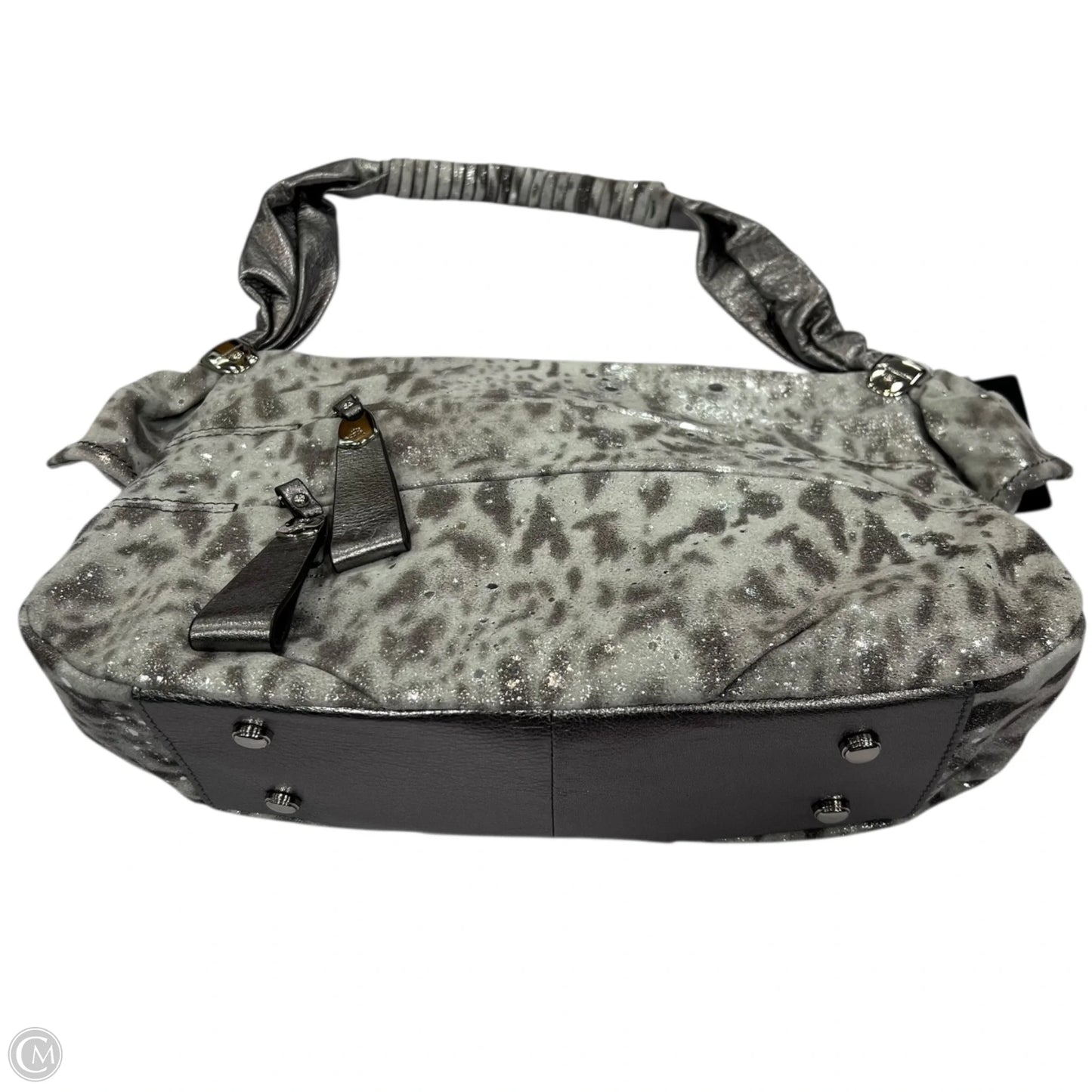 Handbag Leather By B. Makowsky, Size: Medium