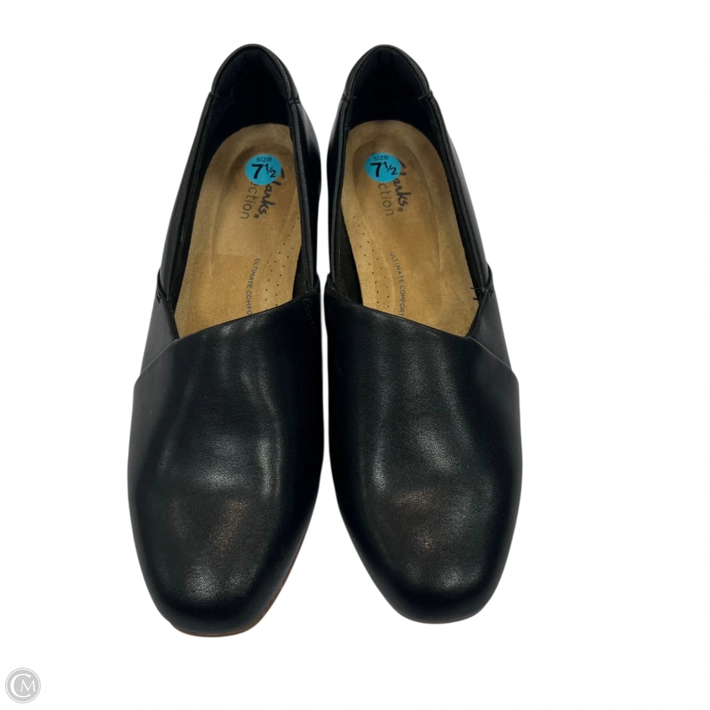 Shoes Flats By Clarks In Black, Size: 7.5