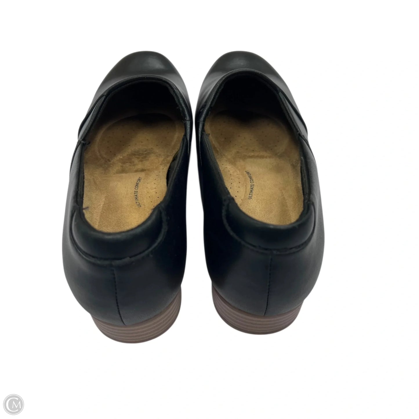 Shoes Flats By Clarks In Black, Size: 7.5