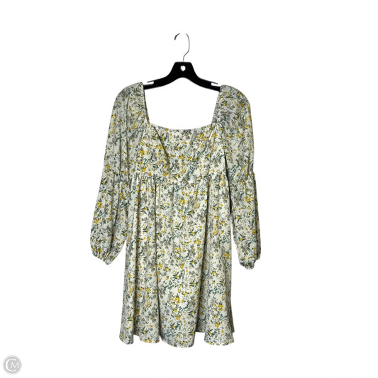 Dress Casual Short By Exlura In Floral Print, Size: M