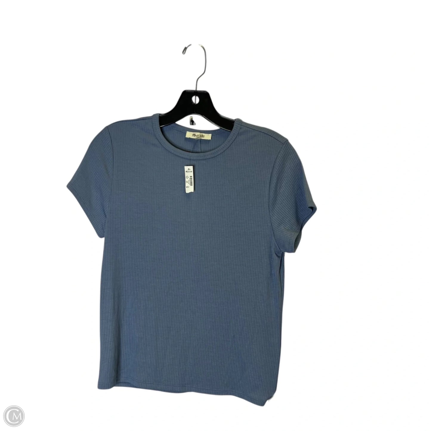 Top Short Sleeve Basic By Madewell In Blue, Size: M