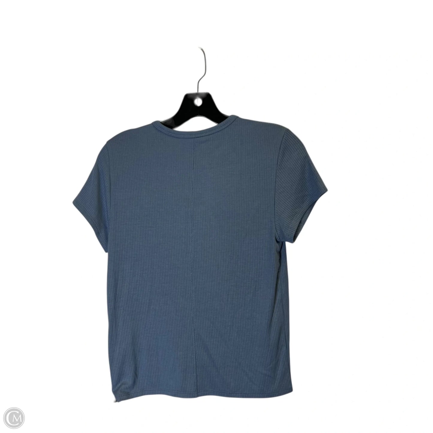 Top Short Sleeve Basic By Madewell In Blue, Size: M