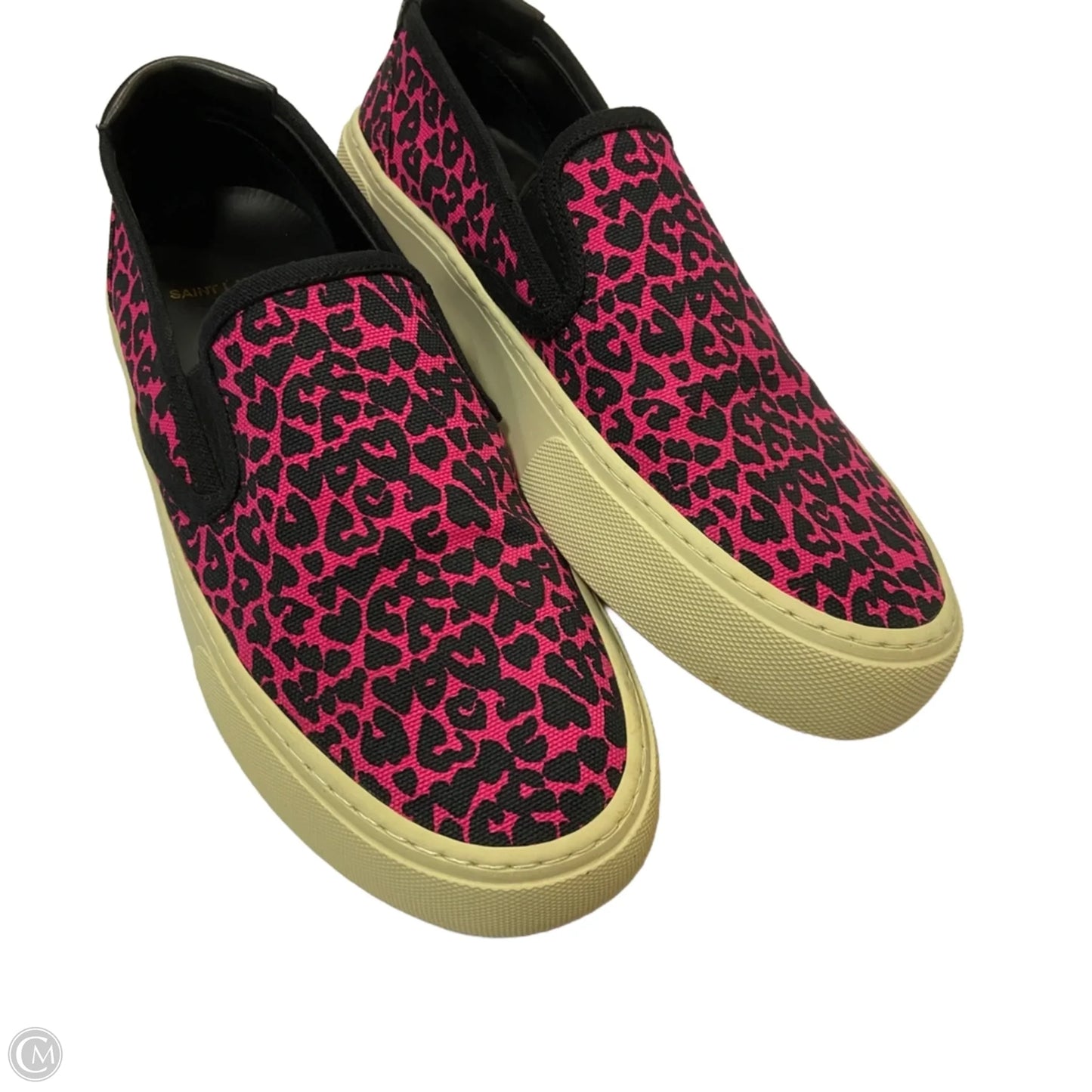 Shoes Luxury Designer By Yves Saint Laurent In Animal Print, Size: 9