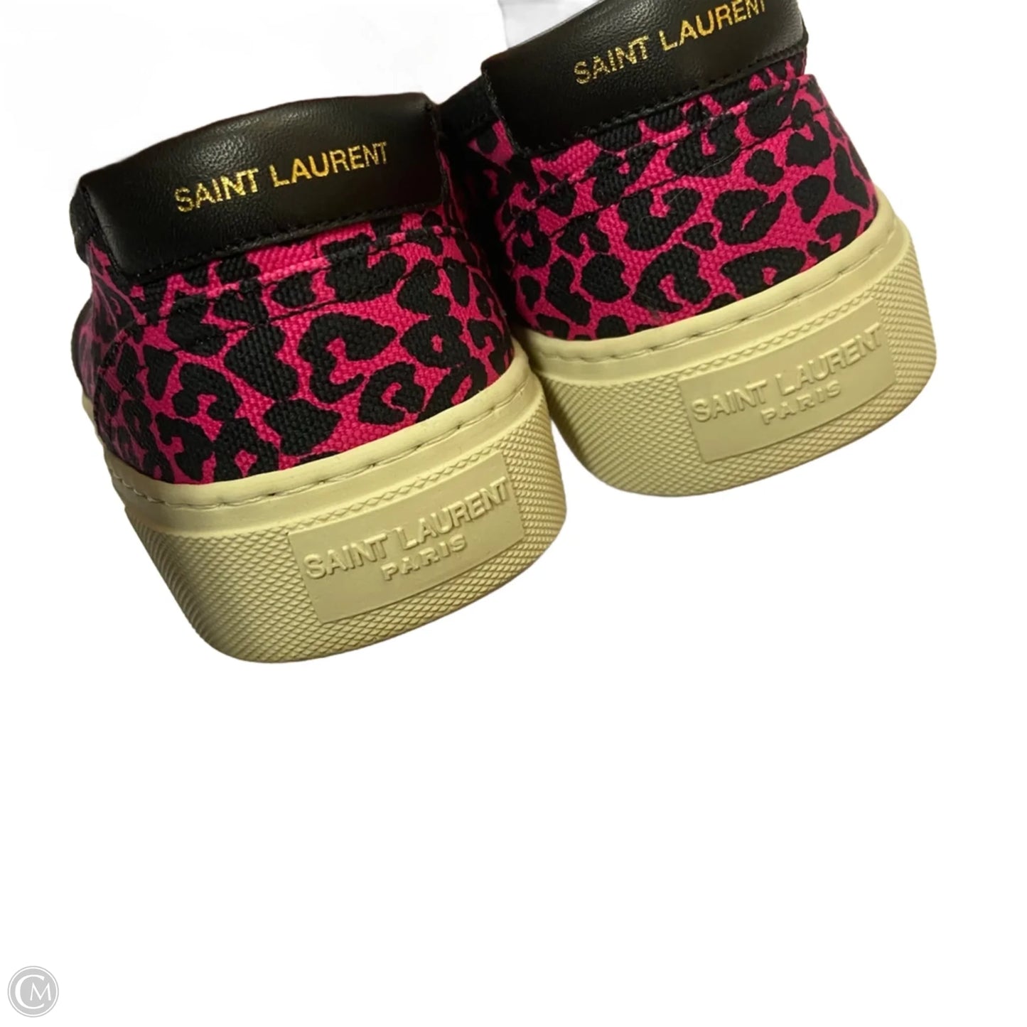 Shoes Luxury Designer By Yves Saint Laurent In Animal Print, Size: 9