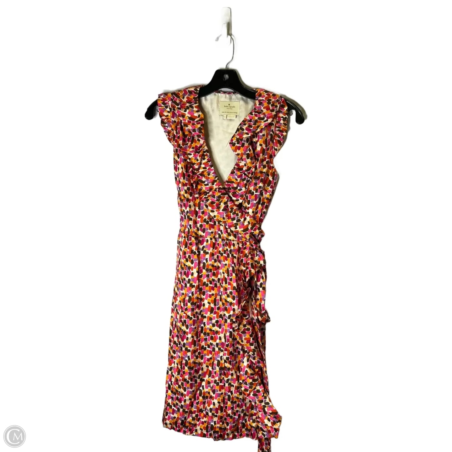 Dress Casual Midi By Cmc In Pink, Size: 4
