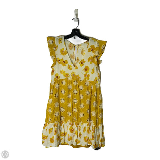 Dress Casual Short By Melloday In Yellow, Size: M