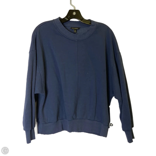 Sweatshirt Crewneck By Banana Republic In Blue, Size: M