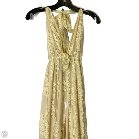 Jumpsuit By Clothes Mentor In Cream, Size: S