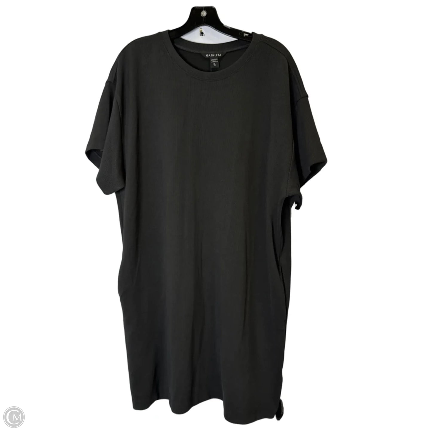 Athletic Dress By Athleta In Black, Size: Xl