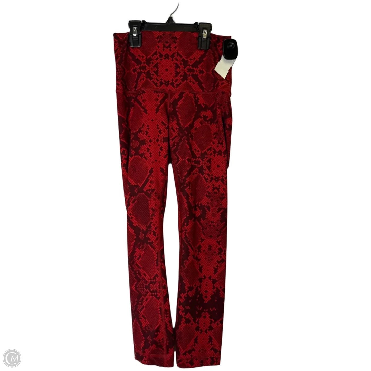 Athletic Leggings By Lululemon In Red, Size: 4