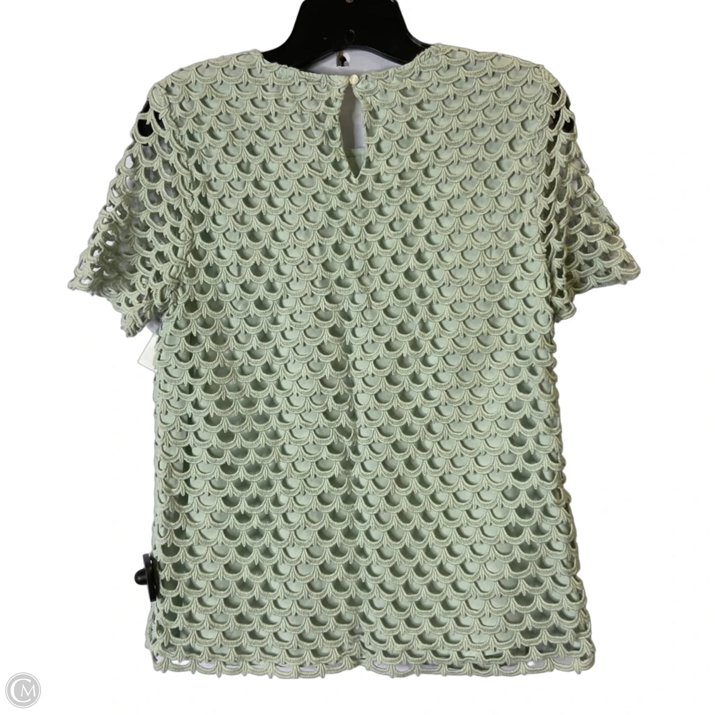 Top Short Sleeve By Ann Taylor In Blue, Size: S