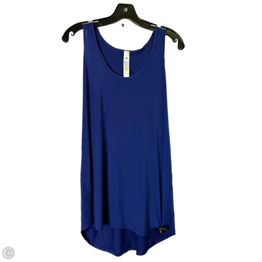Athletic Tank Top By Lululemon In Blue, Size: 12