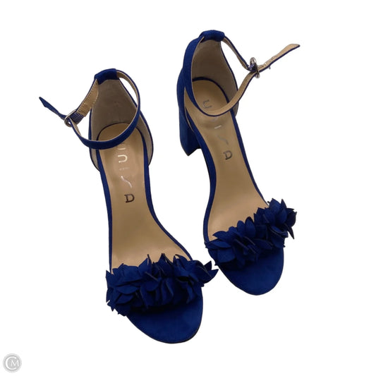 Shoes Heels Block By Unisa In Blue, Size: 6.5