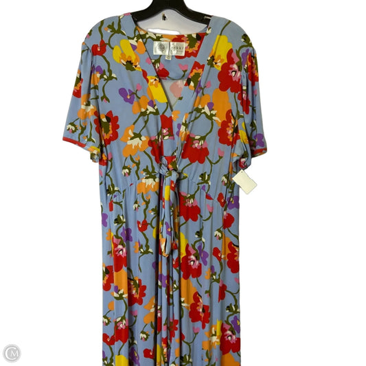 Dress Casual Maxi By Clothes Mentor In Blue, Size: 1x