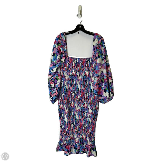 Dress Casual Maxi By Pink Lily In Multi-colored, Size: L