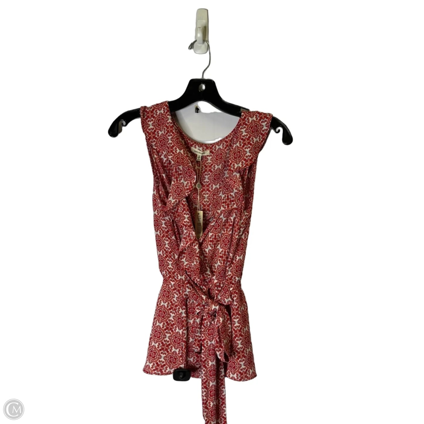 Top Sleeveless By Max Studio In Red, Size: S