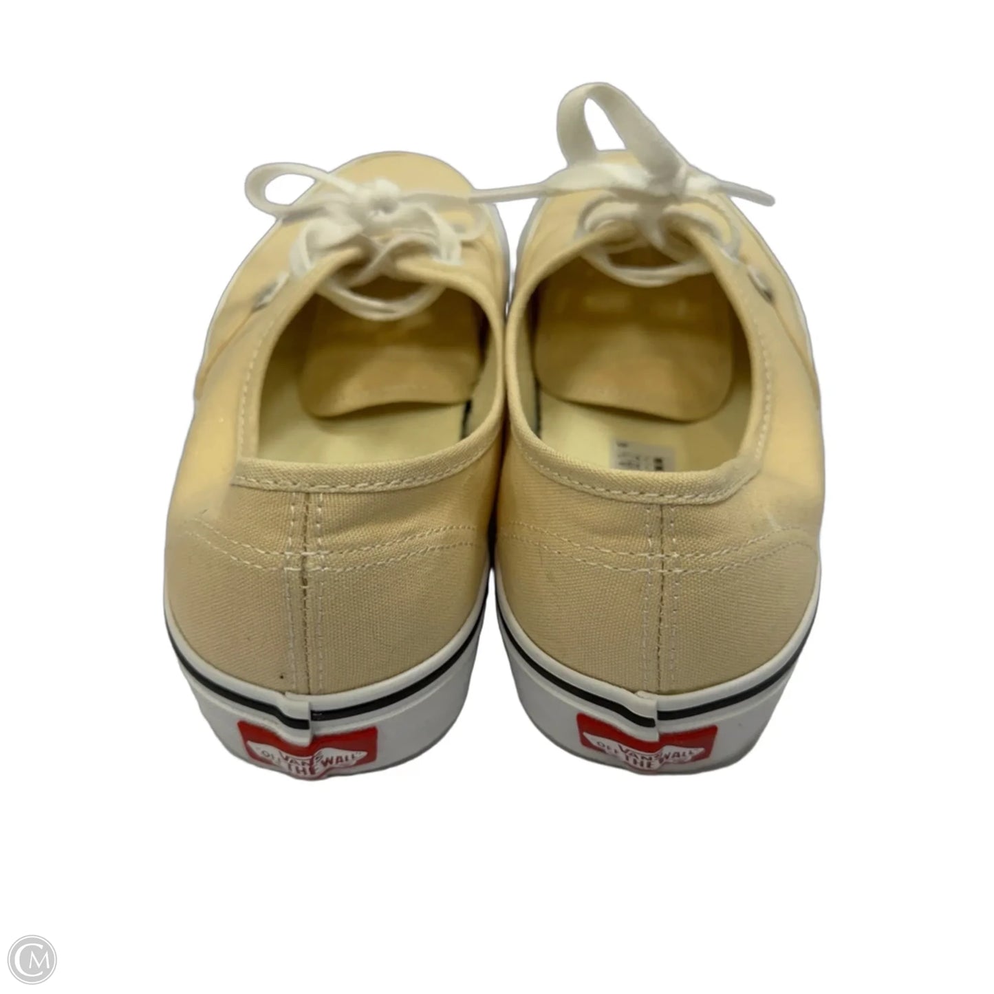 Shoes Sneakers By Vans In Cream, Size: 9