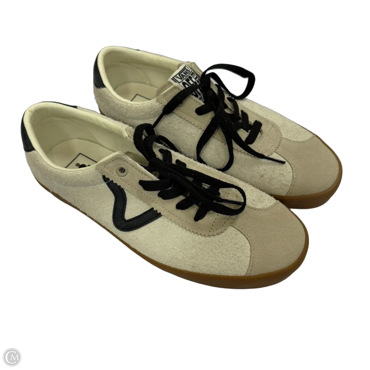 Shoes Sneakers By Vans In Taupe, Size: 9.5