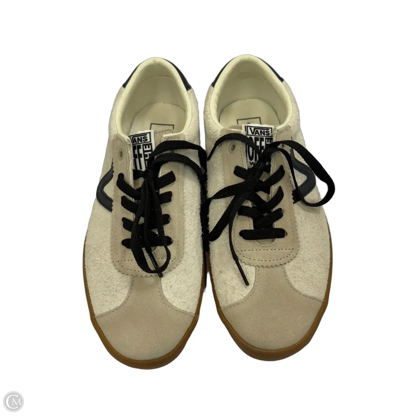 Shoes Sneakers By Vans In Taupe, Size: 9.5