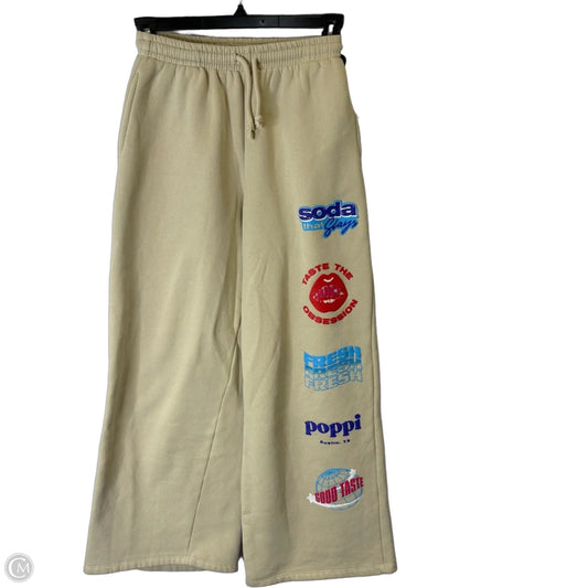 Pants Lounge By Clothes Mentor In Cream, Size: S