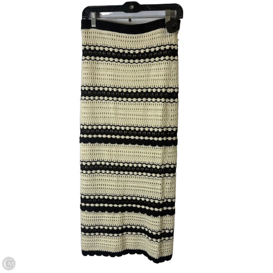 Skirt Maxi By Sincerely Jules In Black & Cream, Size: M