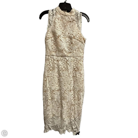 Dress Party Long By Clothes Mentor In White, Size: S