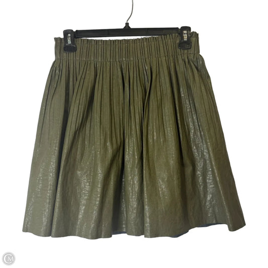 Skirt Mini & Short By Anthropologie In Green, Size: M