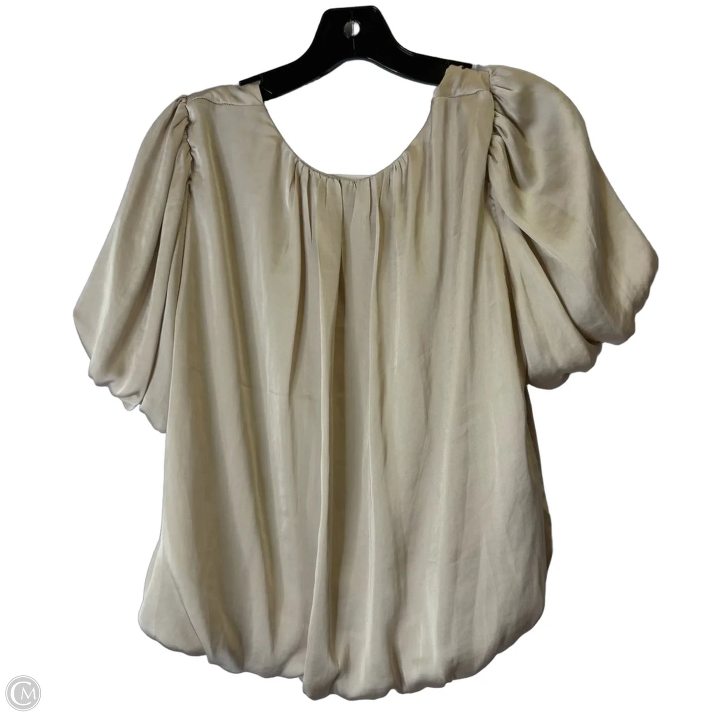 Top Short Sleeve By Astr In Beige, Size: M