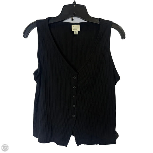 Top Sleeveless By A New Day In Black, Size: M