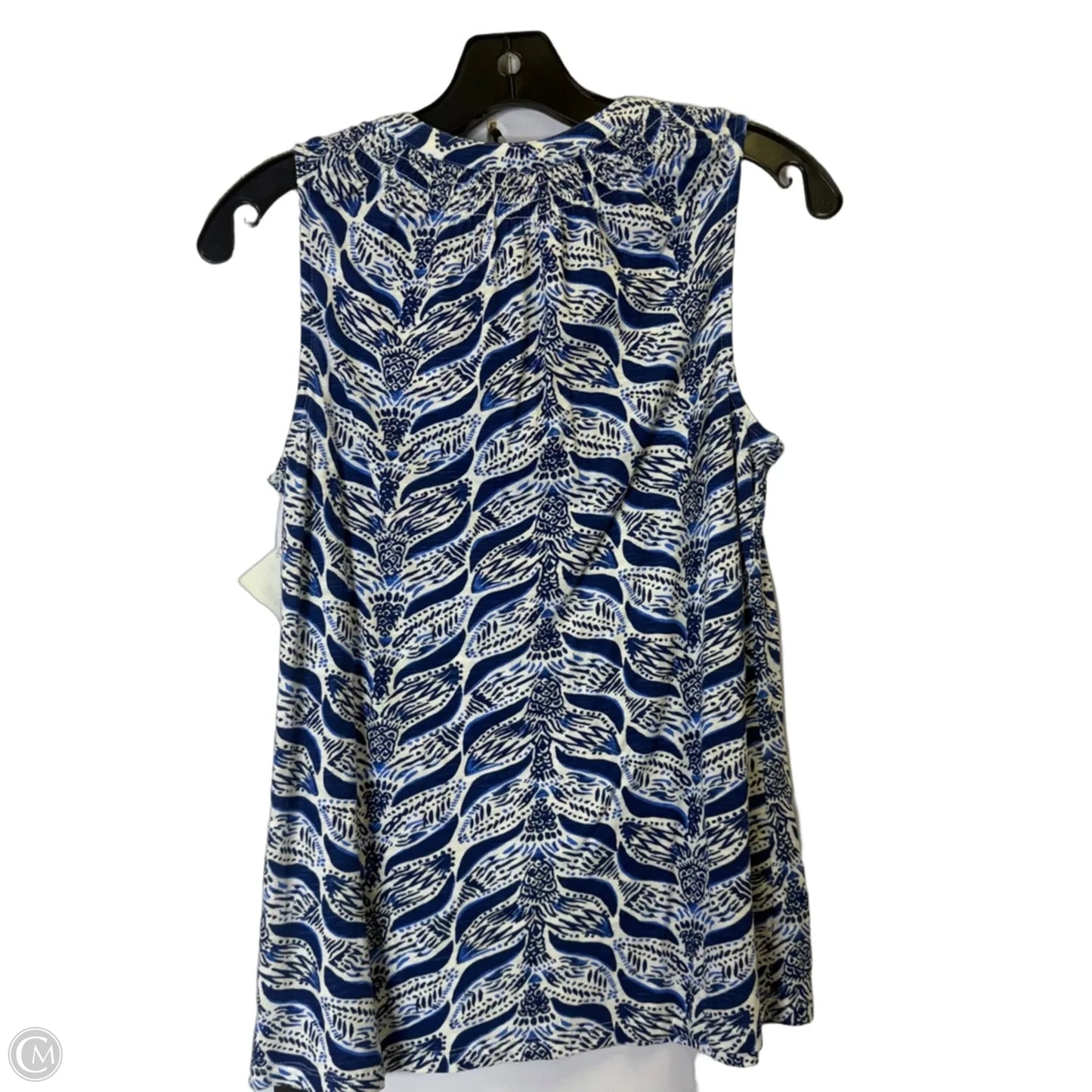Top Sleeveless By Cmb In Blue, Size: S