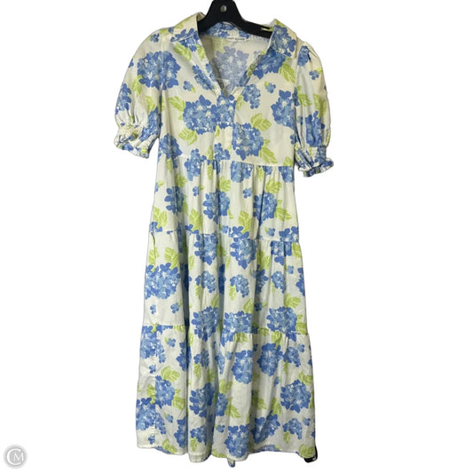Dress Casual Midi By Mary Square In Floral Print, Size: Xs