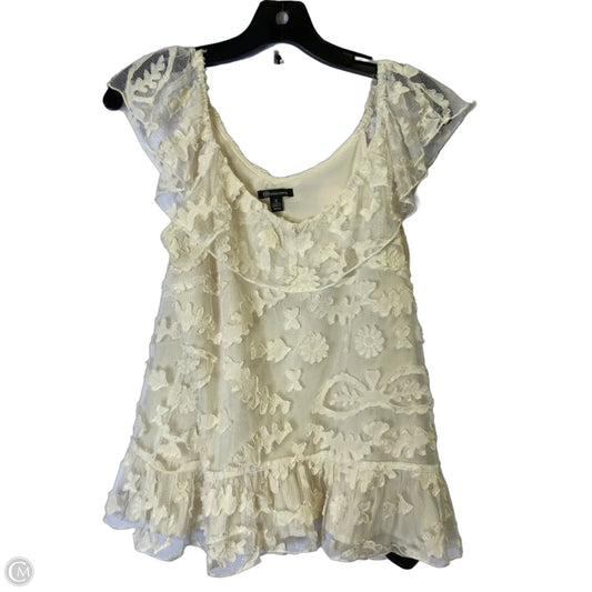 Top Sleeveless By Versona In Cream, Size: S