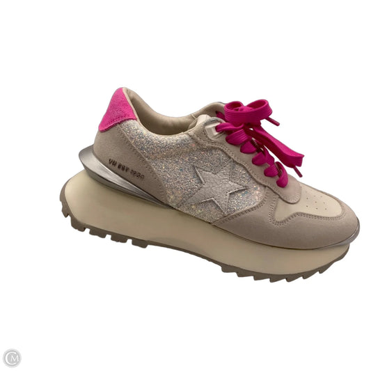 Shoes Sneakers Platform By Vintage Havana In Grey & Pink, Size: 7.5
